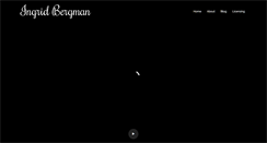 Desktop Screenshot of ingridbergman.com
